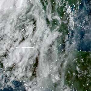 météo tropicale : Image satellite .
