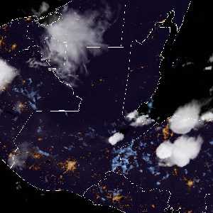 météo tropicale : Image satellite .