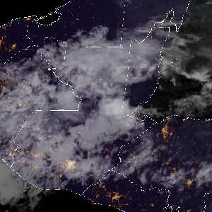 météo tropicale : Image satellite .