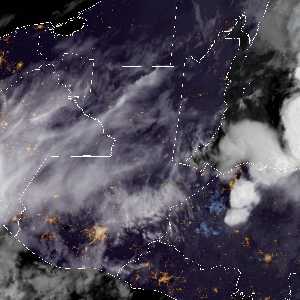 météo tropicale : Image satellite .