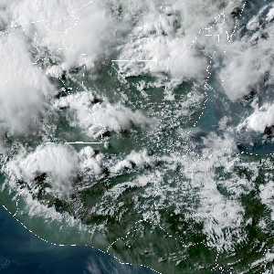 météo tropicale : Image satellite .