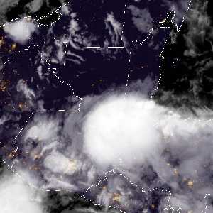 météo tropicale : Image satellite .