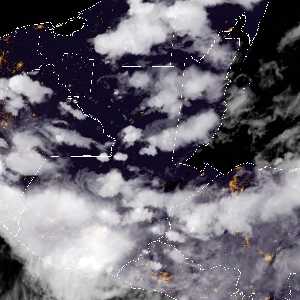 météo tropicale : Image satellite .