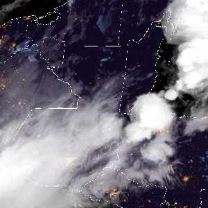 météo tropicale : Image satellite .