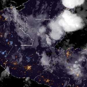 météo tropicale : Image satellite .