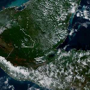 météo tropicale : Image satellite .