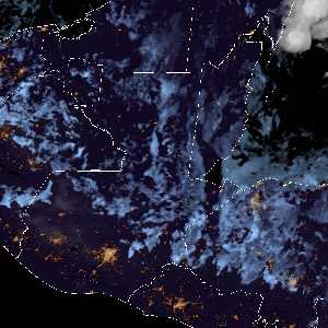 météo tropicale : Image satellite .