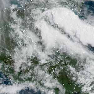 météo tropicale : Image satellite .