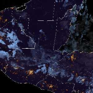 météo tropicale : Image satellite .