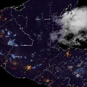 météo tropicale : Image satellite .