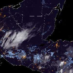 météo tropicale : Image satellite .