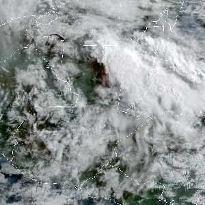 météo tropicale : Image satellite .