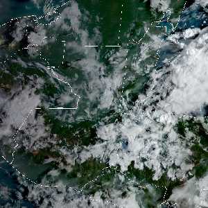 météo tropicale : Image satellite .