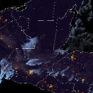 météo tropicale : Image satellite .
