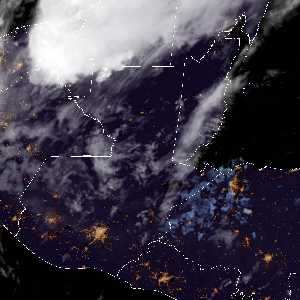 météo tropicale : Image satellite .