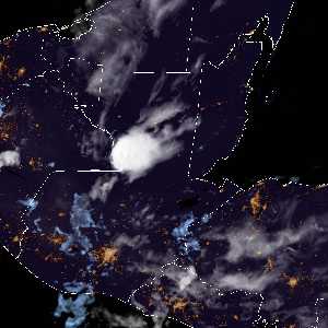 météo tropicale : Image satellite .