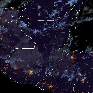 météo tropicale : Image satellite .