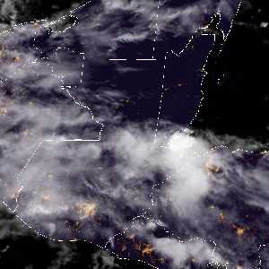 météo tropicale : Image satellite .
