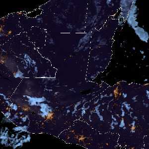 météo tropicale : Image satellite .