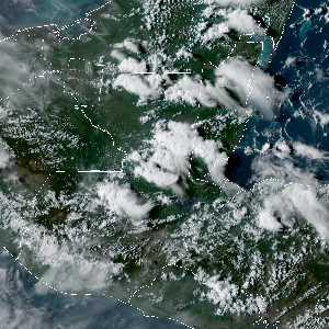 météo tropicale : Image satellite .
