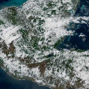 météo tropicale : Image satellite .