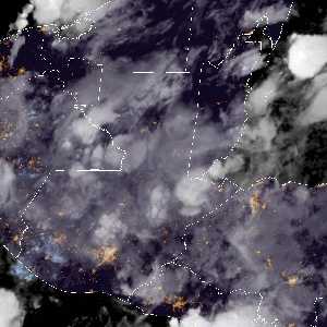 météo tropicale : Image satellite .