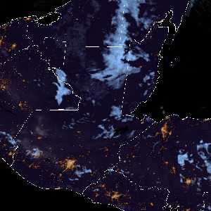 météo tropicale : Image satellite .