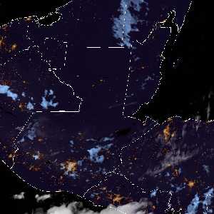 météo tropicale : Image satellite .