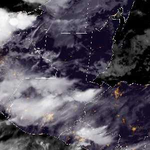 météo tropicale : Image satellite .