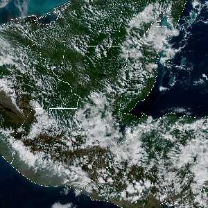 météo tropicale : Image satellite .