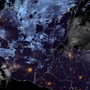 météo tropicale : Image satellite .