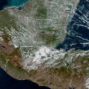 météo tropicale : Image satellite .