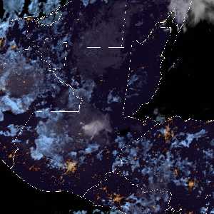 météo tropicale : Image satellite .