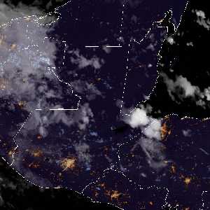 météo tropicale : Image satellite .