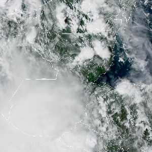 météo tropicale : Image satellite .