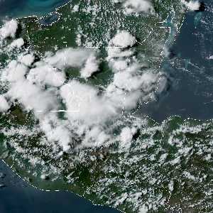 météo tropicale : Image satellite .