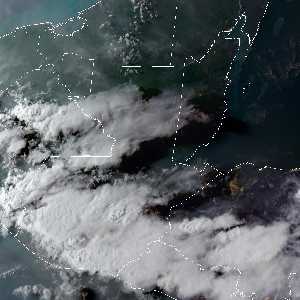 météo tropicale : Image satellite .