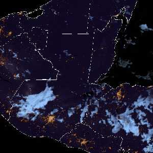 météo tropicale : Image satellite .