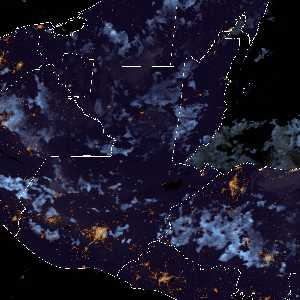 météo tropicale : Image satellite .