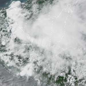 météo tropicale : Image satellite .