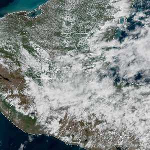 météo tropicale : Image satellite .