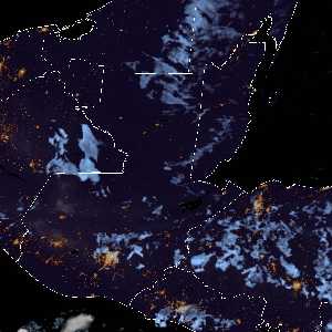 météo tropicale : Image satellite .