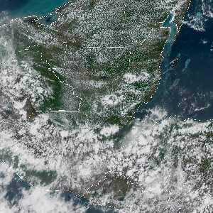 météo tropicale : Image satellite .