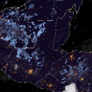 météo tropicale : Image satellite .
