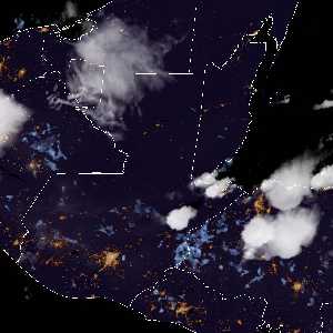 météo tropicale : Image satellite .