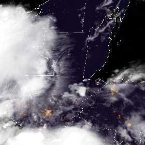 météo tropicale : Image satellite .