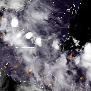 météo tropicale : Image satellite .