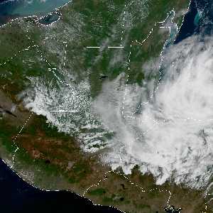météo tropicale : Image satellite .