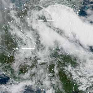 météo tropicale : Image satellite .