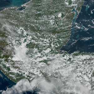 météo tropicale : Image satellite .